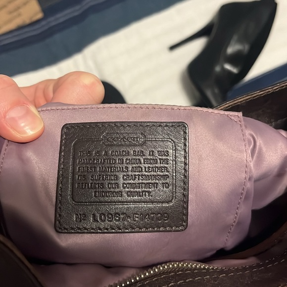 💗 Brown Coach Crossbody Satchel 💗 - Picture 6 of 6